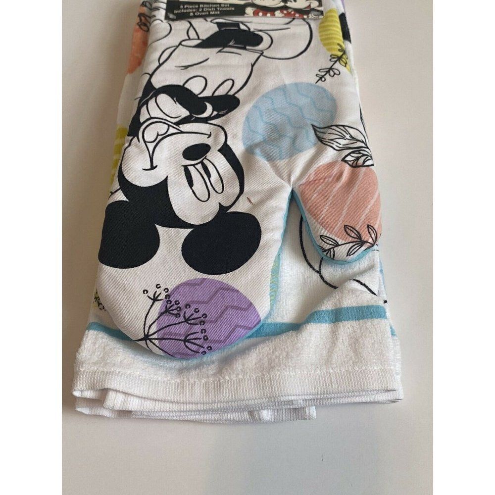 Easter‎ Disney Mickey Mouse 3 Pc KITCHEN SET TOWEL